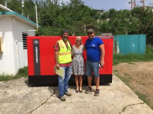 Donated generator to the Health Clinic of Culebra